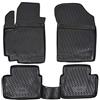 J&J AUTOMOTIVE Tappetini Auto in Gomma su Misura per Suzuki Swift 2004-2010, Set da 4 Pezzi, 3D - con Bordo Alto, Antiscivolo, Inodore, Colore Nero, TPE