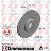 ZIMMERMANN FORMULA Z ZIMMERMANN 150.2937.52 - Disco freno