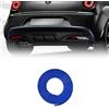 4R Quattroerre.it Profilo Blu Adesivo per DAM Paraurti Posteriore Alfa Mito
