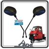 Piaggio KIT 2 SPECCHIO SPECCHI SPECCHIETTO SPECCHIETTI RETROVISORI PER PIAGGIO APE 50 TUTTI I MODELLI FINO AL 2009 ORIGINALE PIAGGIO.