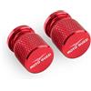 AHUTCYK Coprivalvole per motociclette Per Moto Guzzi V85tt V100 Mandello V7 Stone V85 V 9 Copristelo Coprivalvola Pneumatico In Lega Di Alluminio Airdust Accessori Moto CNC(Red)