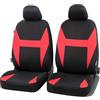 Walser coprisedili anteriori 13324 compatibili con toyota rav4 2013-2018 iv fodere auto nere rosse