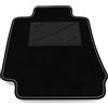 Somer Car Tappetino Auto SOLO LATO GUIDA 1pz compatibile con Alfa Romeo Giulia 2016-2024 4WD | 1 tappeto su misura in moquette
