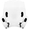 Punxdda Cupolino Touring Per BMW Per R1150R R1200R S1000R Parabrezza Universale Per Moto Copri Parabrezza Schermo Lente Fumé Deflettore Per Moto Parabrezza Moto(Adjust Transparent)