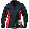 WinNet Giacca da Moto Princess da Donna con Protezioni Omologate C.E. ed Imbottitura Removibile