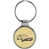 KIESENBERG Portachiavi Regalo per Delorean DmC 12 Fan A-4118