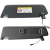 BTHMGBAE Visiera Parasole Lato Per VW Per GOLF 7.5 2013+ Per POLO 2018-2023, 1 Pair-Black