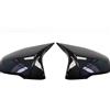 FGOFJG Calotte Specchio Copri specchietti retrovisori modificati per ala laterale per BMW X1 F48 2016 2017 2018 2019 2020 2021 Tappi retrovisore(Glossy BLK)
