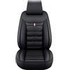 RAKTDA Coprisedili Auto per VW T-ROC R-Line 2019-2023 2024 2025 2026, Pelle Set Completo Impermeabile Auto Accessori Interno, Anteriori Posteriori Standard 5 posti,Black