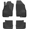 IMJ-Global Tappetini Auto Gomma No. 77 su Misura Compatibili con Fiat Punto EVO 2009-2012 5 porte, Set Completo di Tappeti Auto TPE per Migliorare Look e Sportività
