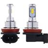 SAKASO H11 H8 H16 80W 4000LM 3000K Kit Lampadine Fendinebbia Un LED Giallo Tech