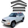 LVTFCO 4 Pezzi Deflettori d'Aria per Toyota RAV4 MK1/XA10 1994-1999, Antiturbo Finestra Laterale Parapioggia Visiere Protezione Sole Aerodinamico Auto Accessori