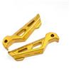 E-SPEEDMTC ESPEEDMTC per Yamaha TMAX 500 530/ DX/SX 560 Tech Max Pedane Posteriori pedane mobili ingranditore a Pedale CNC in Alluminio (Oro)