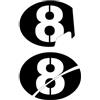 YBRAVO Serbatoio Protector Sticker Moto Decalcomanie Moto Numero 1-20 Custodia per Vespa Serie 2 Sei Giorni GTS 300 GTV250 GTV125 300 HPE