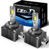 Generico D1S LED Lampadina, per Auto a Prova di Errore Canbus 36000LM 100W Auto D1s Xenon Kit, 6500K Lampadine Per Fari, Sostituisci Lampadine Allo Xeno HID OEM Plug and Play - 2 Lampade (D1S-36000LM)