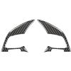GQDGCU Rivestimento interno in fibra di carbonio, adesivo interno decorazione estetica per VW Golf 7 2014-2020, accessori per auto Trim Tuning (tasti volante)