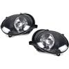 ZDPVK Griglia fendinebbia Fendinebbia, for Audi, for A6 e A6 Quattro C6 2005-2008, griglia fendinebbia, finitura cromata(Left and Right-02)