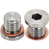Notonmek Tappo di scarico dell'olio, 2 pezzi, 7052306 2203739 5812232, compatibile con Polaris Sportsman ACE Ranger RZR ATV UTV Scrambler 570 600 700 800 850 900 1000