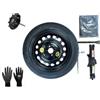 D'ANGELO 1988 D'Angelo Kit Ruotino di Scorta 17 125/70r17 Compatibile con Fiat Abarth 124 Spider Mazda MX5 Toyota Aygo X con Cric Chiave Sacca E guanti