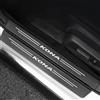 RIDGOEL 4 Pezzi Battitacco Adesivi Soglie Porte per Hyundai Kona, Adesivo per Battitacco in Fibra di Carbonio con Logo Protezioni per Davanzali per Porte Automobile B