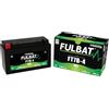 4moto Batteria FULBAT al GEL compatibile con DR-Z 400 SM 2005-2010 codice Yuasa equivalente YT7B-4