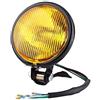 KIMISS Faro-moto faro giallo-KIMISS Lampada per faro, metallo super luminoso 5Lampadina per faro per motociclo per tondo 12,5 x 8,5 cm/5 x 3,3(Ambra)