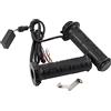 Duokon Manubrio Moto Riscaldato - 1 Paio 12W-24W 12V 22mm (7/8) Manopole Antiscivolo per Moto (Nero)