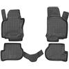 Element Tappetini in gomma premium antiscivolo su misura per VW Golf Senza gomito schienale- Anno: 09-20, nera
