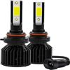 EXAOMBLE Lampadina LED 9005 per Auto 8000lm Design e Messa a Fuoco Elevata in Alluminio Aeronautico, per Fari Anteriori ad Alta Luminosità