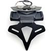 VOALVT Portatarga Moto Per BMW Per M1000RR M1000r 2019 2020 2021 2022 2023 2024 Per S1000RR S1000R 2019-2024 Supporto Targa Posteriore Con Luce A LED Porta Targa Moto(S1000R 2019-2025)