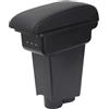 YJYWZH Bracciolo Centrale per Fiat 500 (2007-2011) con Porta USB-C Doppio Vano Portaoggetti, Coperchio Scorrevole, Design Integrato