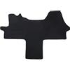 Alpha-Tex Produktions- und Handels GmbH Tappetini adatti per Ford Transit Tipo V363 Automatik, Handbremse links 2-Sitzer (Costruzione 2013 - attuale), Hit nero | 1 pz. | Bordo marrone
