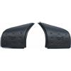 Generisch Coprivolante con manopole del clacson compatibile con Opel Meriva A Corsa C Tigra B Pomello del Volante Nero Gomma