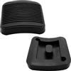 MARQI Copertura Del Pedale Dell'Auto 2x Per Jeep Per Wrangler YJ TJ 1986-05 Per Cherokee XJ Pedale Del Freno Della Frizione Pad Copertura Gomma Di Protezione Accessori 52002750 16753.03 Pedaliera Auto