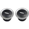 Pfdwmdoi Finiture Interne per Auto per Ford per Aria per Bocchetta per Fiesta 2006-2016 Uscita Aria Condizionata 1697430 8A6HAQ18B09 Griglia Diffusore Presa d'Aria(2Piece)