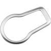 QILINGS Accessorio Interno Per Jeep per Compass 2017-2020 Accessori Auto Fendinebbia Pulsante Interruttore Decorazione Copertura Trim Adesivi Car Accessori Interni(Argento)