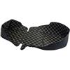 Zilimontt Custodia protettiva per moto, compatibile con Yamaha per XMAX 300, 250, 400, cuscino interno antigraffio, materiale PU nero, 33 x 30 x 8 cm