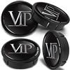 SkinoEu 4 x 60mm Coprimozzi Coprimozzo per Centro Universale Copricerchi Tappi per Ruote Cerchi in Lega Nero Argento VIP CXZ 14