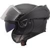 LS2, Casco Moto Modulare ADVANT II SOLID Matt Black, XXL