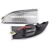 Lhdktee Freccia Specchietto Specchietto Laterale A LED Indicatore Direzione Dinamico Per Megane Per MK3 Per Scenic Per Fluence Per Latitude Per Laguna(Dynamic Crystal)