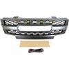 IBNBRO Griglia Radiatore Per NISSAN Per Frontier/Navara D40 2009-2016 Griglia Paraurti Anteriore Griglia Accessori Di Modifica Decorazione Griglia Da Corsa Grille Anteriore(With LED lights)