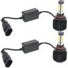 Gzcrdz estremamente luminoso LED fari LED faro lampadine 9005 HB3 X6 Series conversione kit con 2 pezzi di lampadine LED 80 W 8000LM LED Chip super Single Beam