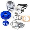 STI Kit Cilindro 50cc Testa CNC Scomposta per Minimoto Racing Completo BLU spinotto 12mm