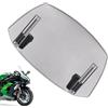 Weldphur Parabrezza Moto Deflettore Con Clip Regolabile, Estensione Del Parabrezza Per Moto, Antivento Cupolino Spoiler Parabrezze Prolunga Deflettore Universale Per Motos, Scooter