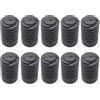 Yisawroy Blocco ammortizzatore pier universale in gomma compatibile - Per portellone bagagliaio auto Accent, sportello, copertura motore, cuscinetto antiurto, 5 paia di cuscinetti tubo copertura in gomma, clip