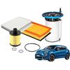 Somer Car KIT TAGLIANDO COMPLETO COMPATIBILE CON FIAT 500X 1.6 MULTIJET 120 CV EURO 6 4 FILTRI