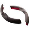 ontto Coprivolante per auto, adatto per Tesla Model 3 Model Y, protezione volante, antiscivolo, accessorio in pelle scamosciata, 2 pezzi, grigio