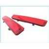CARALL LY0221 Kit 2 Fanali Posteriori A Led Compatibile Con Land Rover Freelander Luci Posizione e Stop Rosso Doppio Intensità