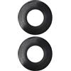 YFQAZXSW Kit di 2 cuscinetti a boccola anteriori e rondelle, for VW, for Golf Mk2, 3, 4, anello di gomma for ammortizzatori(2Pcs bk)