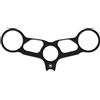 Paraserbatoio.it ADESIVO FORCELLE RESINATO EFFETTO 3D - NERO - Proteggi piastra sterzo per moto compatibile con DUCATI 749 e 999.Misure 271,7 x 116,8 mm